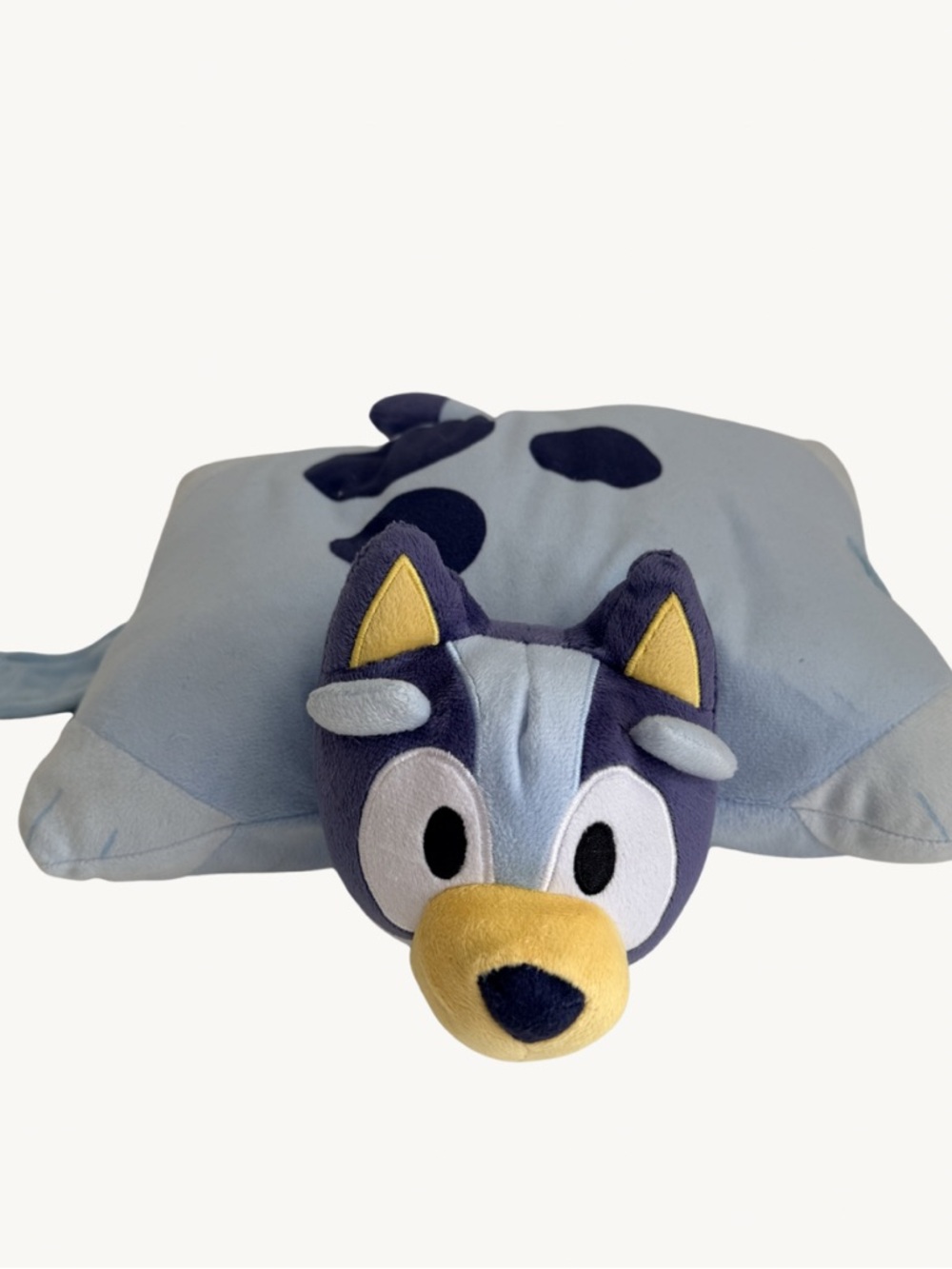 Bluey Pillow Pets Plush 16” Folding Pillow Stuffed Animal Kids Cartoon